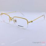 Replica Mont blanc Eyeglasses mb0084ok Gold Half frames
